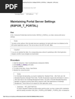 Maintaining Portal Server Settings (RSPOR - T - PORTAL) - Configuration - SAP Library