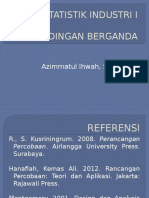 Statistika Industri I - Pembandingan Berganda - BNT, BNJ, DMRT