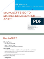 Microsoft's Go-To-market Strategy For Azure