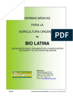 Normas de Produccion Organica BIOLATINA -GNP-CEE-080210