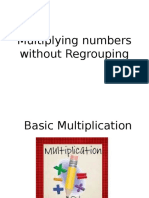 Lesson 8 Multiplying Numbers Without Regrouping