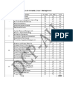 M.B.A. Airline and Airport Management: Total 3000