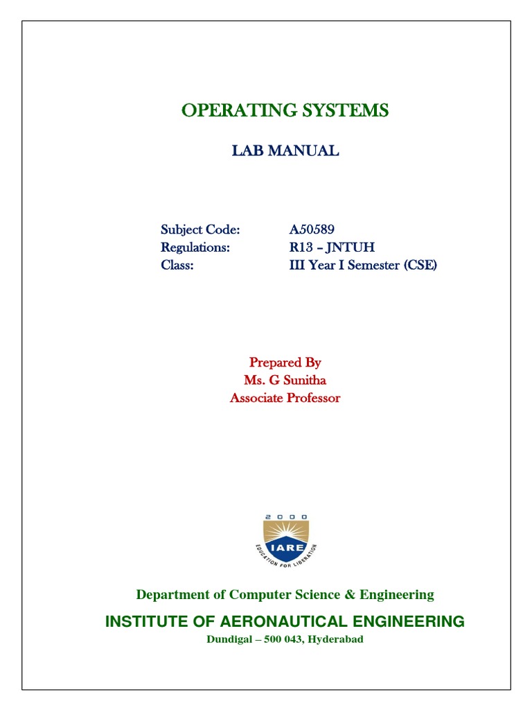 OS LAB MANUAL_0.pdf Scheduling Engineering