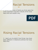 Rising Racial Tensions