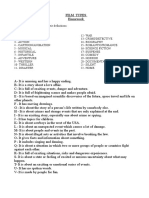 Film Types Worksheet Sheet3