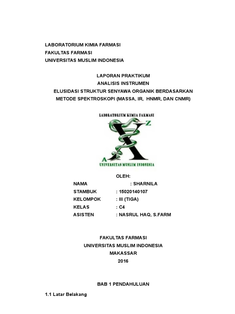 elusidasi struktur Senyawa Organik Berdasarkan Metode
