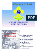 Ciclo de programa escoteiro