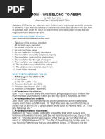 Sermon Pack Freebies