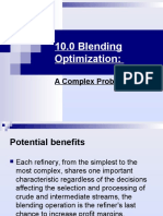 10.0 Blending Optimization
