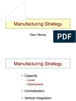 Manufacturing Strategy