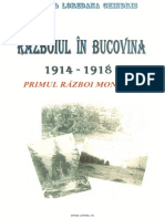Chindris Vasile Chindris Loredana Razboiul in Bucovina 1914 1918 PDF