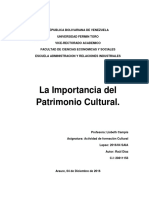 Ensayo Importancia Del Patrimonio Cultural PDF