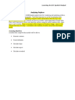 Module 1 - Analyzing Surfaces