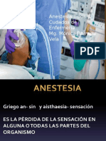 Anestesia y Recuperación.