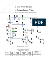 Power System Design Project