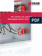 VFL, VFLPG, VTL and VRA Rectangular electric duct heaters