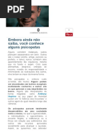 Embora Ainda Não Saiba, Você Conhece Alguns Psicopatas