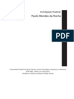 Investigação Projetual - Paulo Mendes Da Rocha