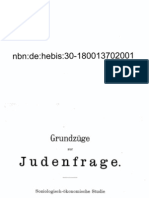 Otto Von Boenigk Grundzüge Zur Judenfrage