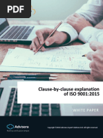 Clause by Clause Explanation of ISO 9001 2015 En