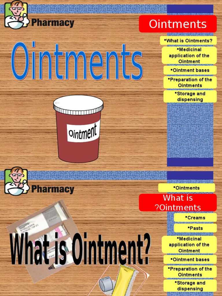 Ointments PDF Topical Medication Products Of Chemical Industry