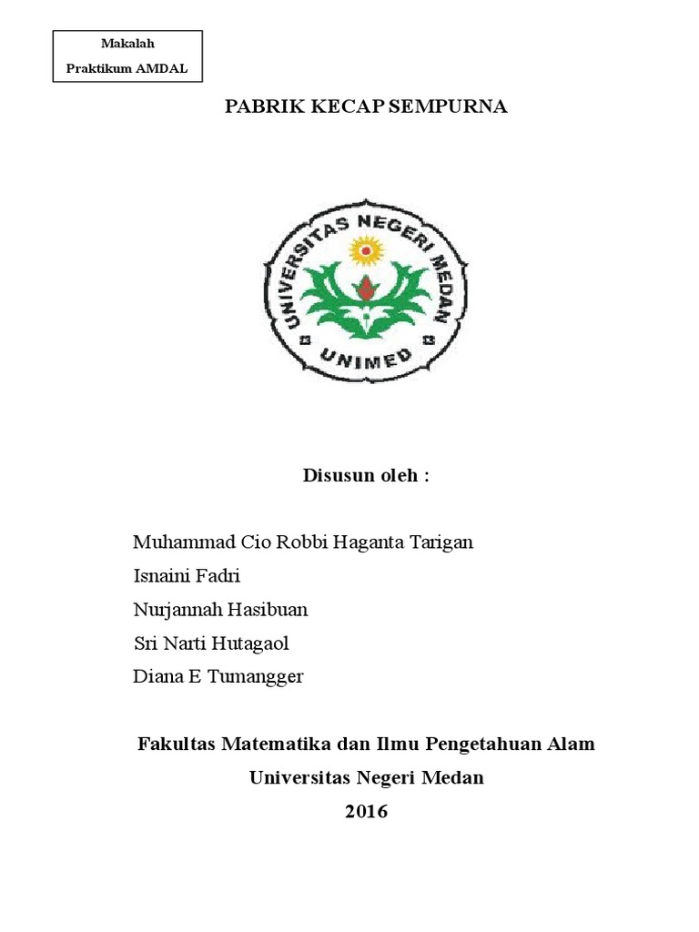 Laporan Amdal Pabrik Kecap Pdf