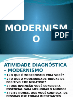Atividade Diagnóstica Modernismo