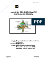 Manual Estudiante Hidraulica Excavadora 330d Cargador 950h Tractor d8t