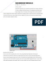 Sensor Suhu LM35 Dengan Arduino Dan Tampilan LCD