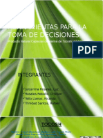 Herramientas para La Toma de Decisiones