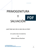 Primogenitura y Salvación Qué Tiene Que Ver Lo Uno Con Lo Otro