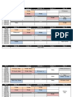 Trimester 2 Schedule