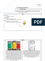 Classroom Management Plan