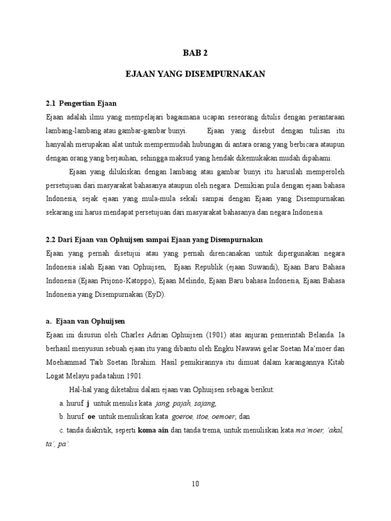 14+ Contoh Soal Pilihan Ganda Berdasarkan Ejaan Bahasa Indonesia Yang