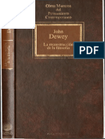 Dewey, John - La Reconstrucción de La Filosofía