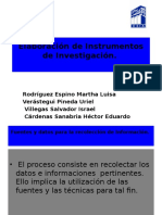 Elaboración de Instrumentos de Investigación