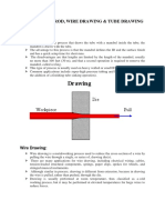 Principle of Rod, Wire Drawing & Tube Drawing