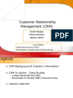 Customer Relationship Management (CRM) : Scott Hopper Monica Brooks Jessica Jetton