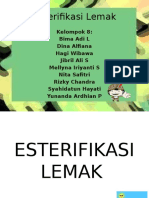 Esterifikasi Lemak