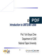 Introduction To UMTS/IMT-2000: Prof Yuh Shyan Chen Prof. Yuh-Shyan Chen Department of CSIE National Taipei University