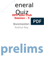 DPSQC Gen Quiz