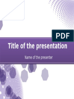 3 Purple PowerPoint Title Set