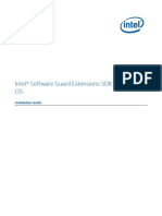 Intel SGX SDK Installation Guide Linux 1.6 Open Source