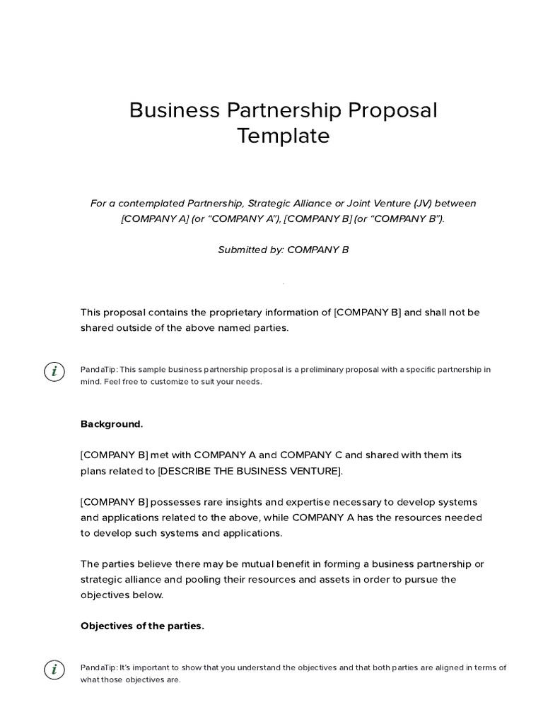 business plan business proposal