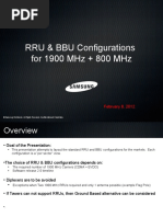 RRU and BBU Configurations 02 08 2012