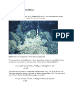 Determining Hydrothermal Fluxes: Type Examples