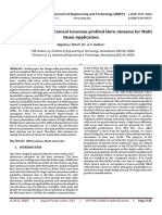 Design of Corrugated Conical Gaussian Profiled Horn Antenna For Multi Beam Application