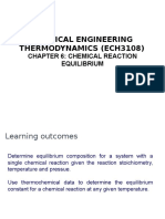 Chapter 6 Chemical Reaction Equilibrium