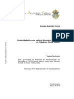 Rotatividade Docente Na Rede Municipal de Ensino Da Cidade Do Rio de Janeiro PDF