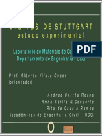 Ensaios de Stuttgart materiais